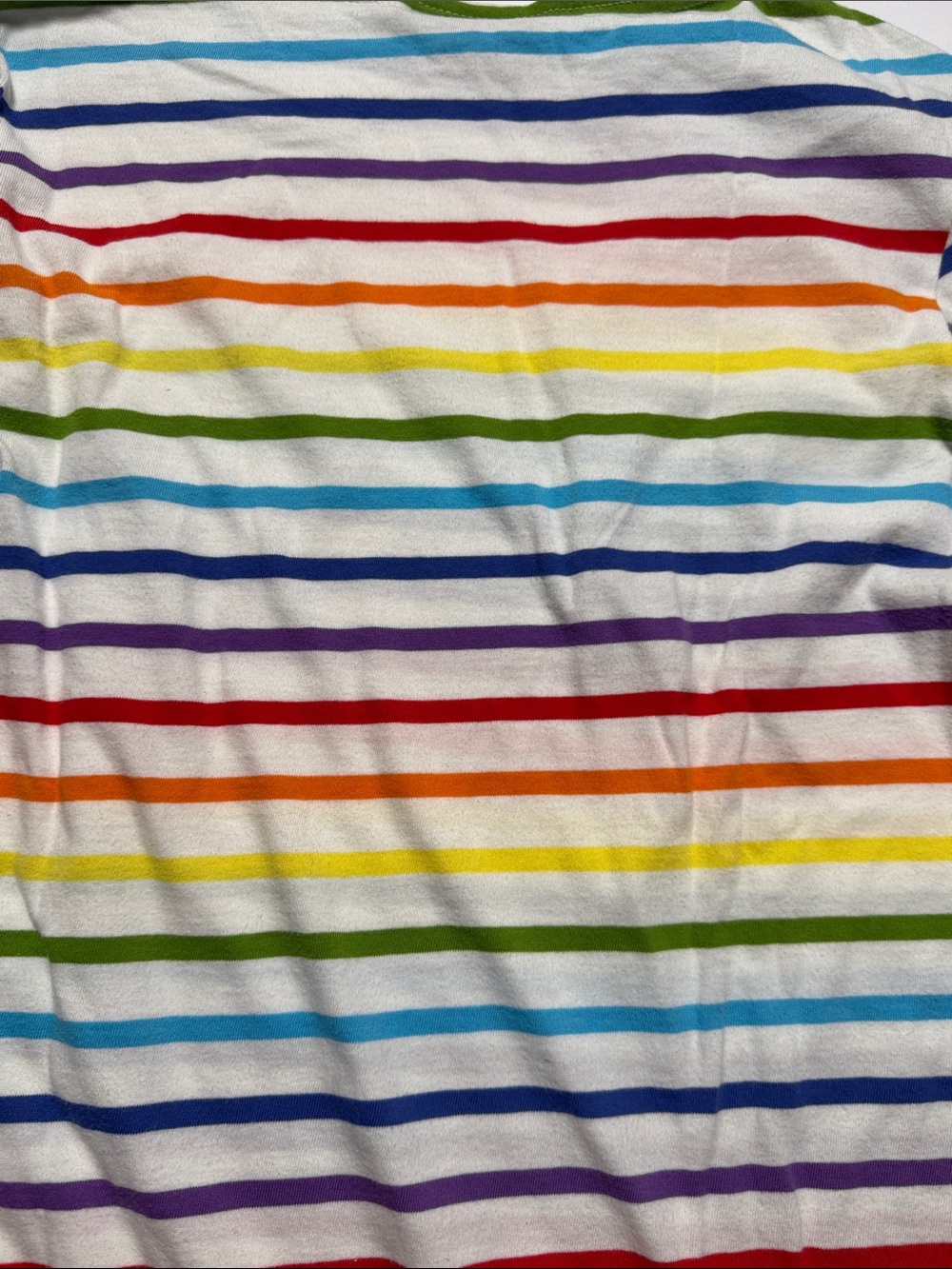 SAINT JAMES L'atelier Multicolor Rainbow Stripe Long-Sleeve Boat Neck Tee M - Picture 10 of 10